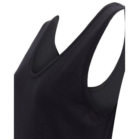 COMME DES GARCONS 1980s Vintage draped cut out detail scoop neck midi dress - Picture 7 of 7